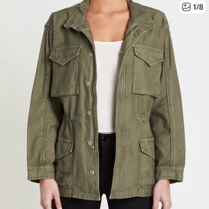 Frame Denim Khaki Utility Jacket